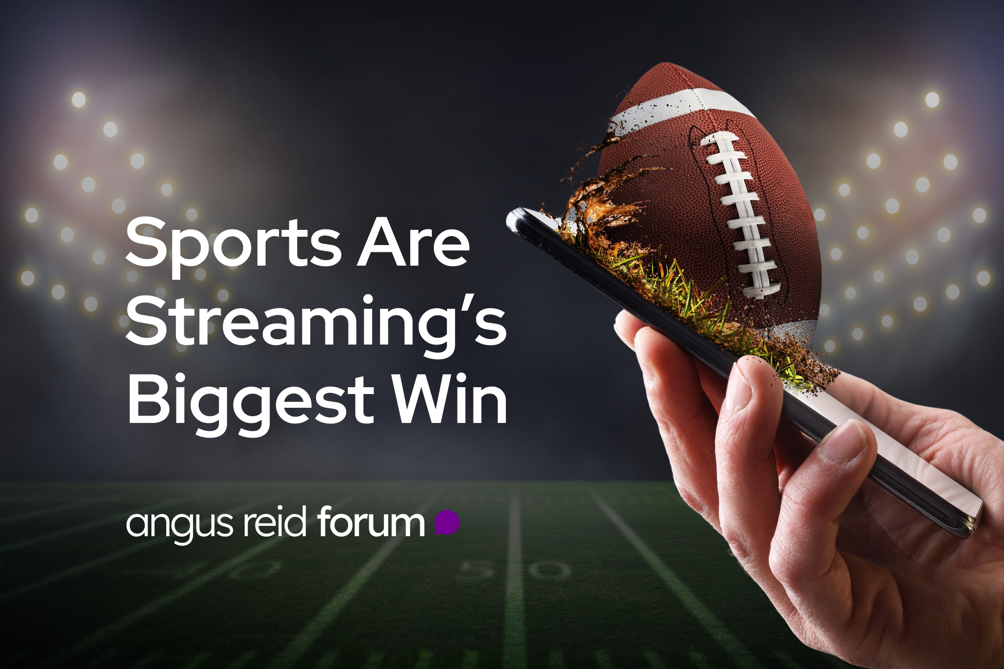 Live sports streaming drives 60% of Americans to subscribe to watch games